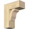 Ekena Millwork Balboa Block Rough Sawn Bracket w/ Offset Brace, Douglas Fir, 8"W x 18"D x 22"H BKT0806X18X22BOA05RDF - alternate 1